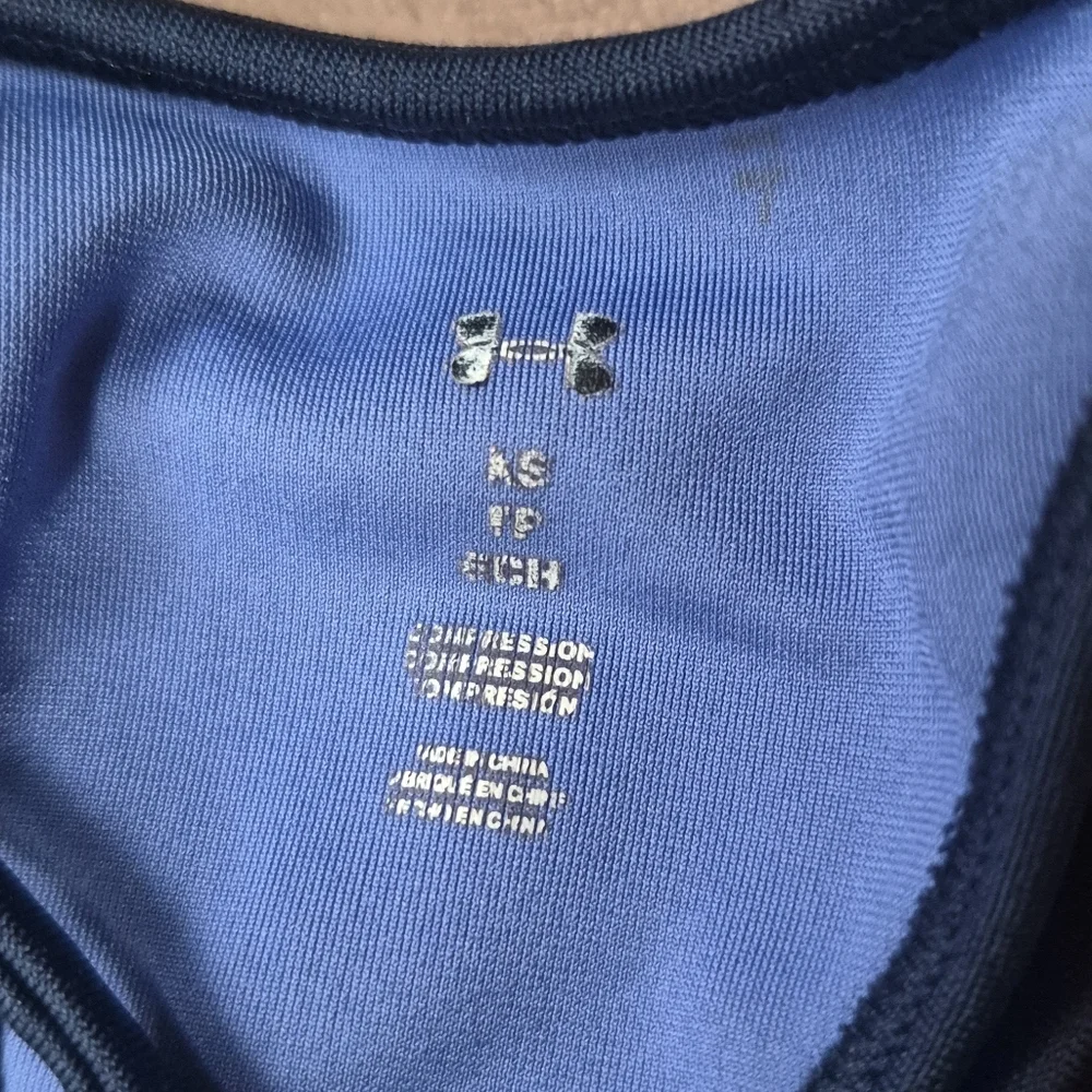 Women's Under Armour Project Rock Sports Blue Compression XS